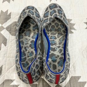 Rothy's Leopard Print Round Toe Flats